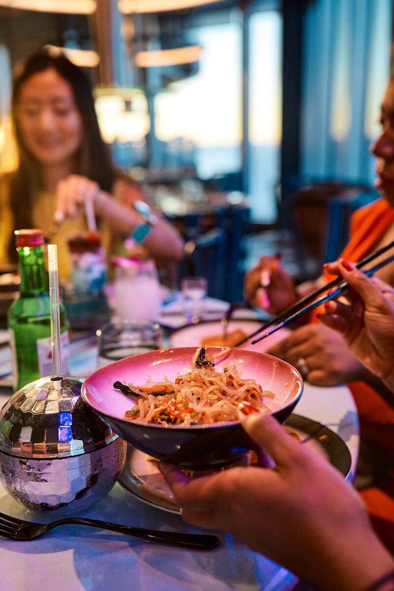 Gunbae Korean BBQ dinner celebration